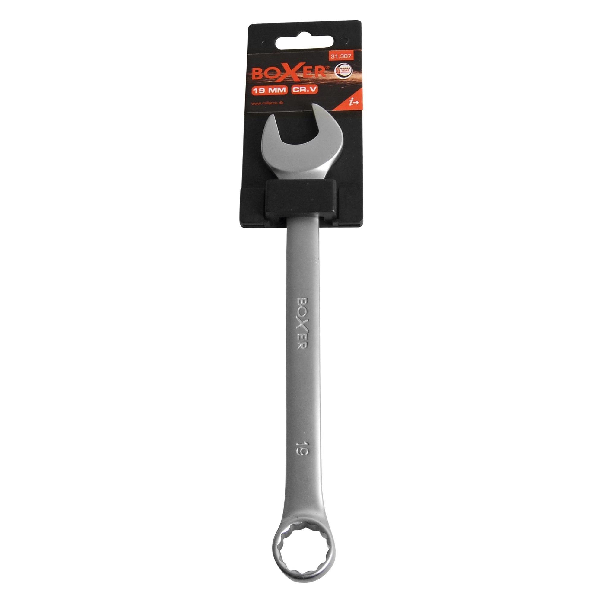 Boxer Ringgaffelnøgle - 19 mm. (19 mm) (31387)