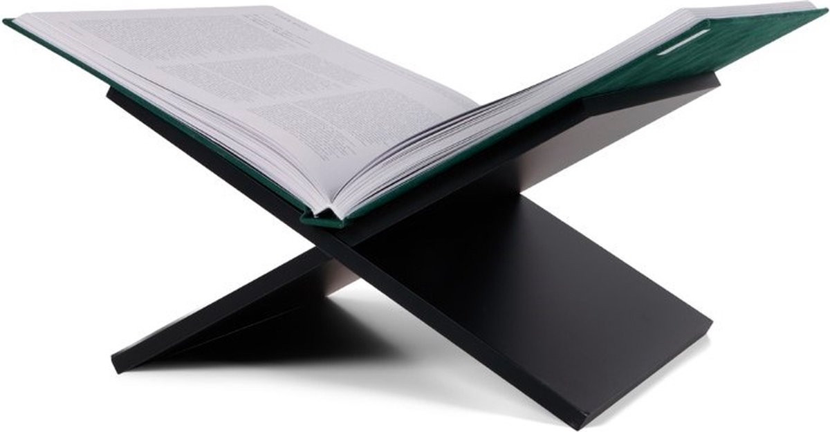 JENS Living Boekenstandaard Boekenhouder Salontafelboek Zwart B/D/H: 33 x 29 x 19,5 cm