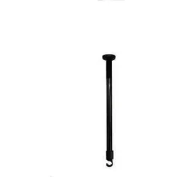 Deckenhalterung für Duschvorhangstage ALU schwarz 55 cm
