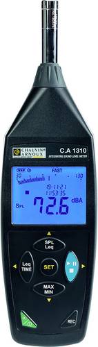 Chauvin Arnoux Schallpegel-Messgerät Datenlogger C.A 1310 30 - 130 dB 20Hz - 8kHz Micro-USB, Klinkenbuchse 2.5mm