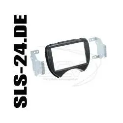 Nissan Micra (K13) ab 03/2010 Einbaurahmen Radio Blende schwarz Autoradiohalt...
