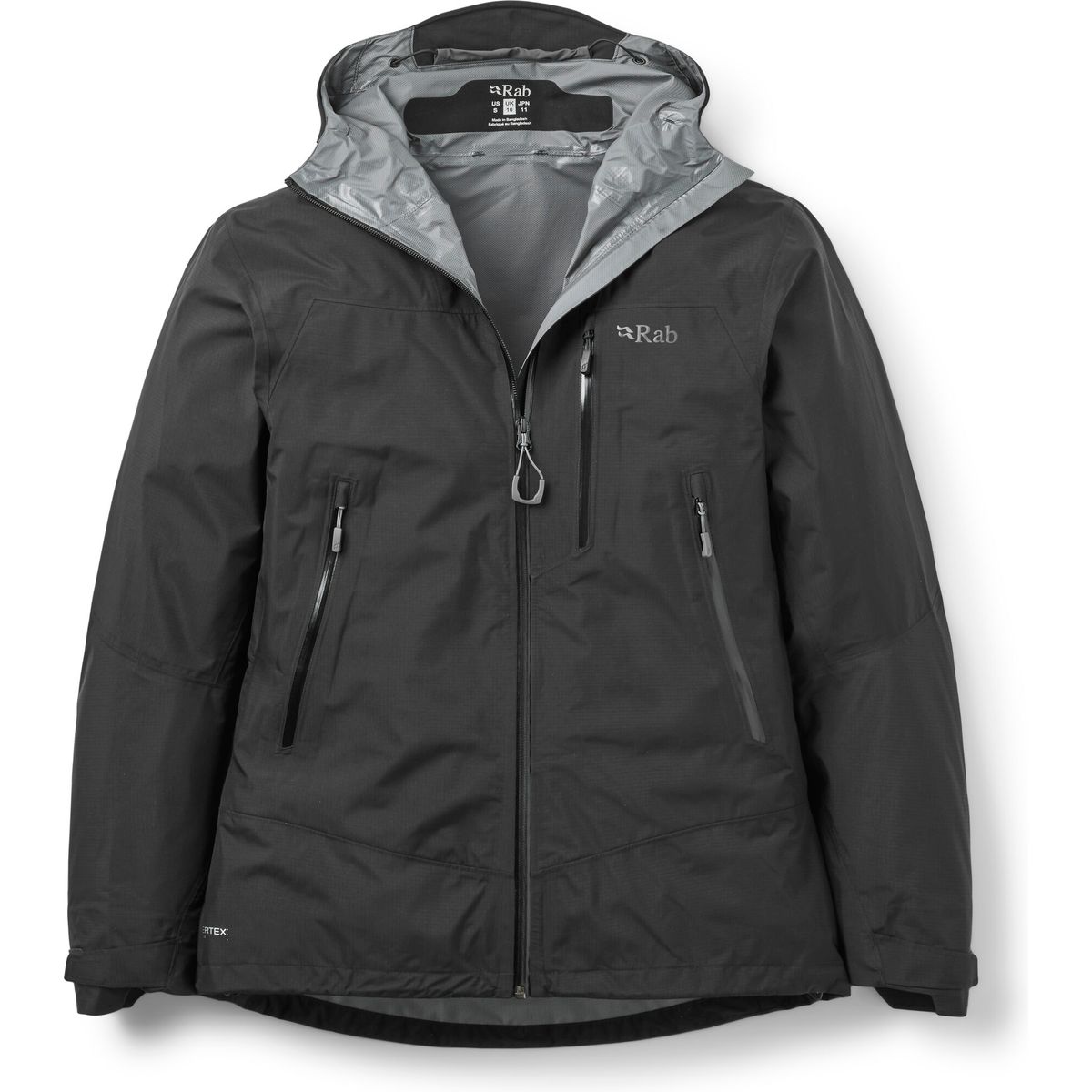 Rab Downpour Mountain Jacket Wmns black (BLK) 16 QWI-12-BLK-16