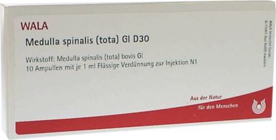 WALA Heilmittel GmbH MEDULLA SPINALIS tota GL D 30 Ampullen 10X1 ml 03356298