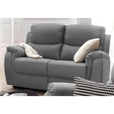 2-Sitzer OTTO HOME "Diana, B: 152cm mit Relaxfunktion", grau (dunkelgrau), B:152cm H:102cm T:97cm, Struktur (92% Polyester, 8% Nylon), Sofas, mit Relaxfunktion und Federkern, hohe Belastbarkeit, Topseller