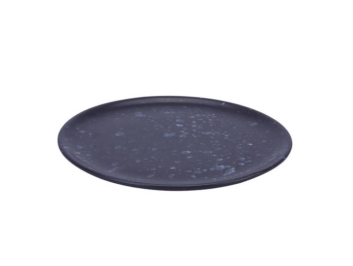 Aida Assiette Raw Ø20 cm noir à pois
