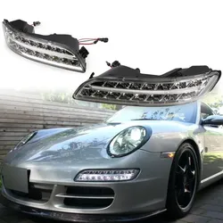 LED BLINKER + NEBEL OPTIK passend für PORSCHE 911 997 CHROM FACELIFT 04-08