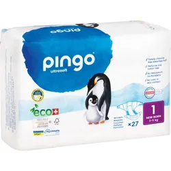 Bio Windeln New Born 2-5Kg Pinguin - Pingo Swiss 27 ST
