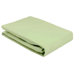 Elegante Softes Jersey Spannbetttuch - 140/160x200cm	schilf