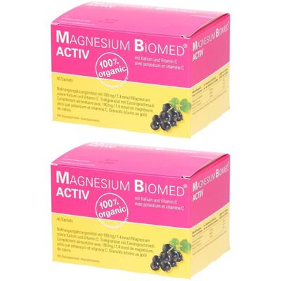 Magnésium Biomed Activ x2 2x40 St Granulat