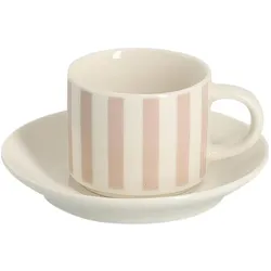 Zeller Present, Tasse, Espresso-Set Porzellan (70 ml, 8x)