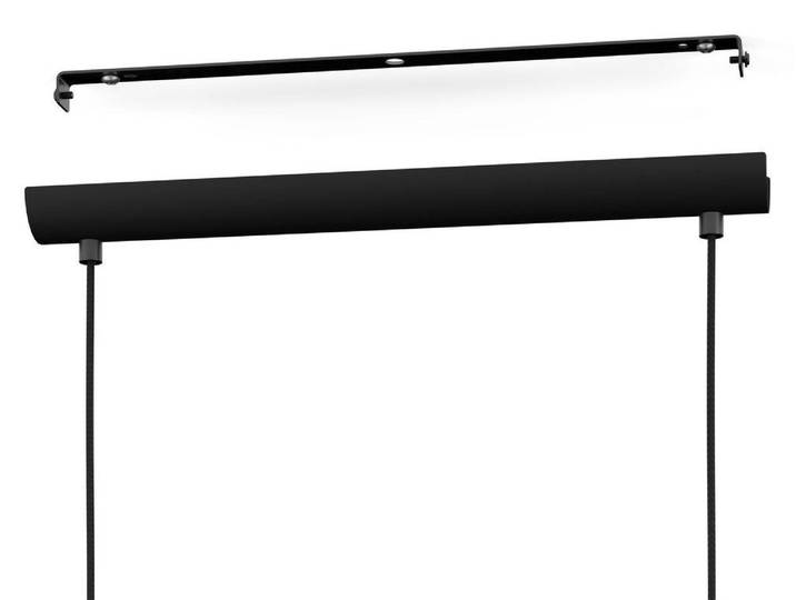 Eglo 900177 LURONE E27 quadruple Suspension 1000x50mm noir laiton