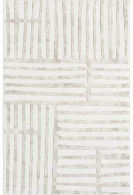 Abani Neutral NTL220A Stripe Abstract Cream Beige Rug