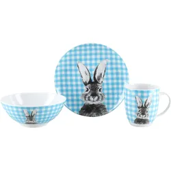 CreaTable, Geschirrset, Happy Bunny (3 Stk.)