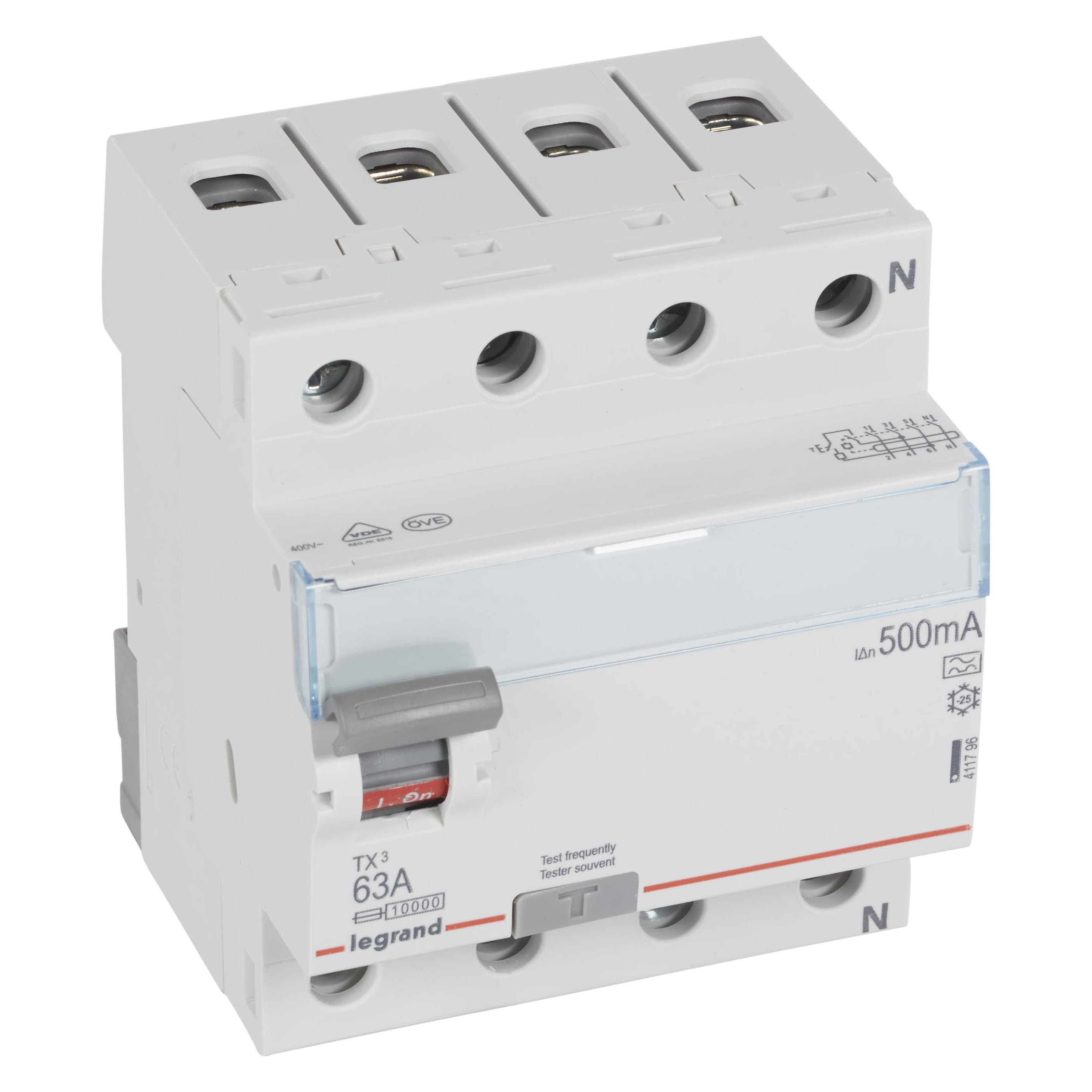 Legrand TX3 Fehlerstromschutzschalter (411796)