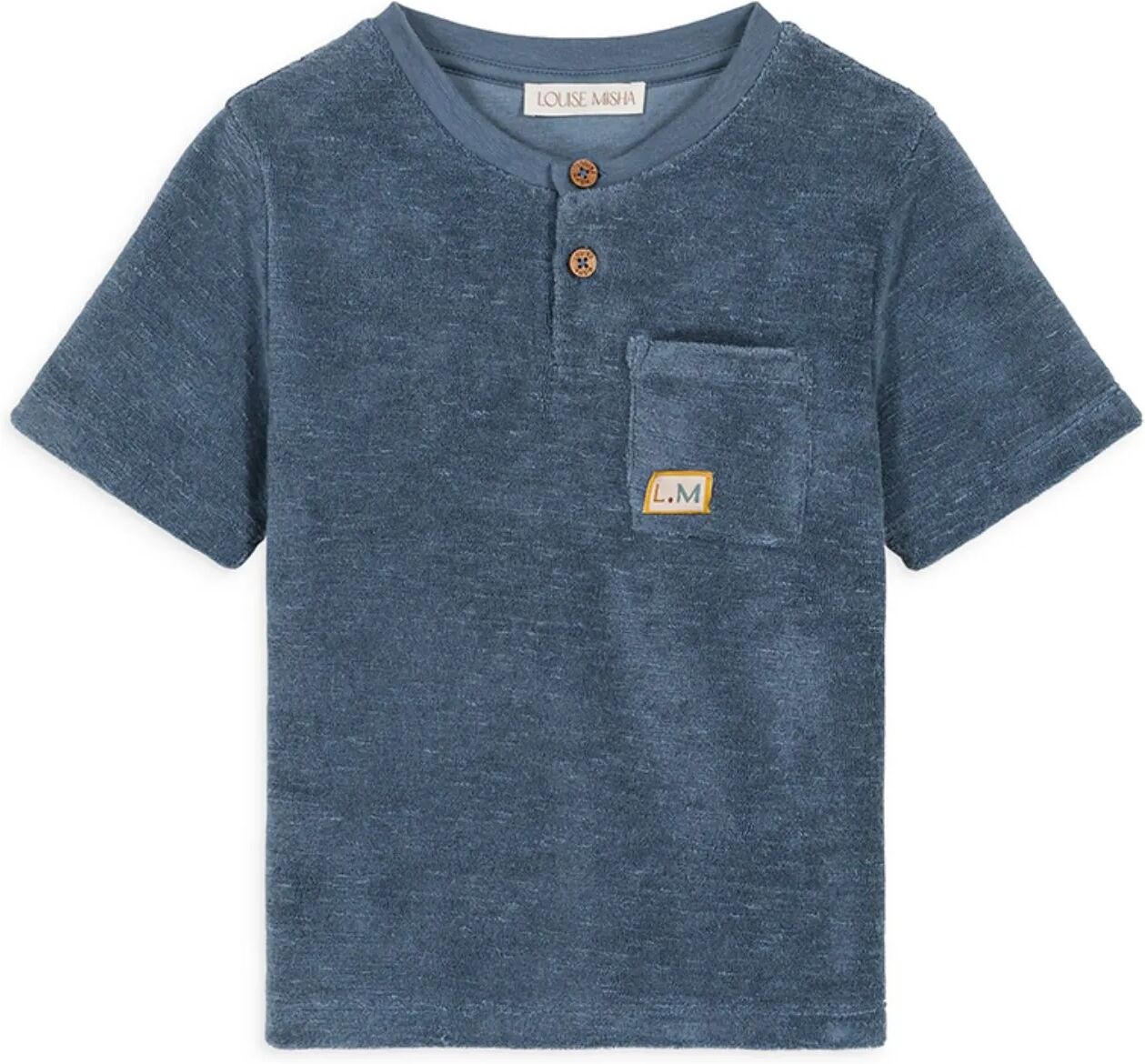 Louise Misha T-Shirt Tazo Eponge Bio Bleu 3 ans