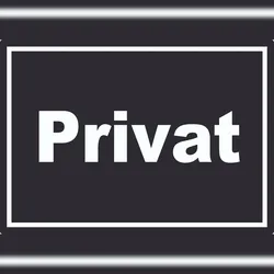 HB-Druck Privat Aufkleber weiß-schwarz A8 (52x74mm)