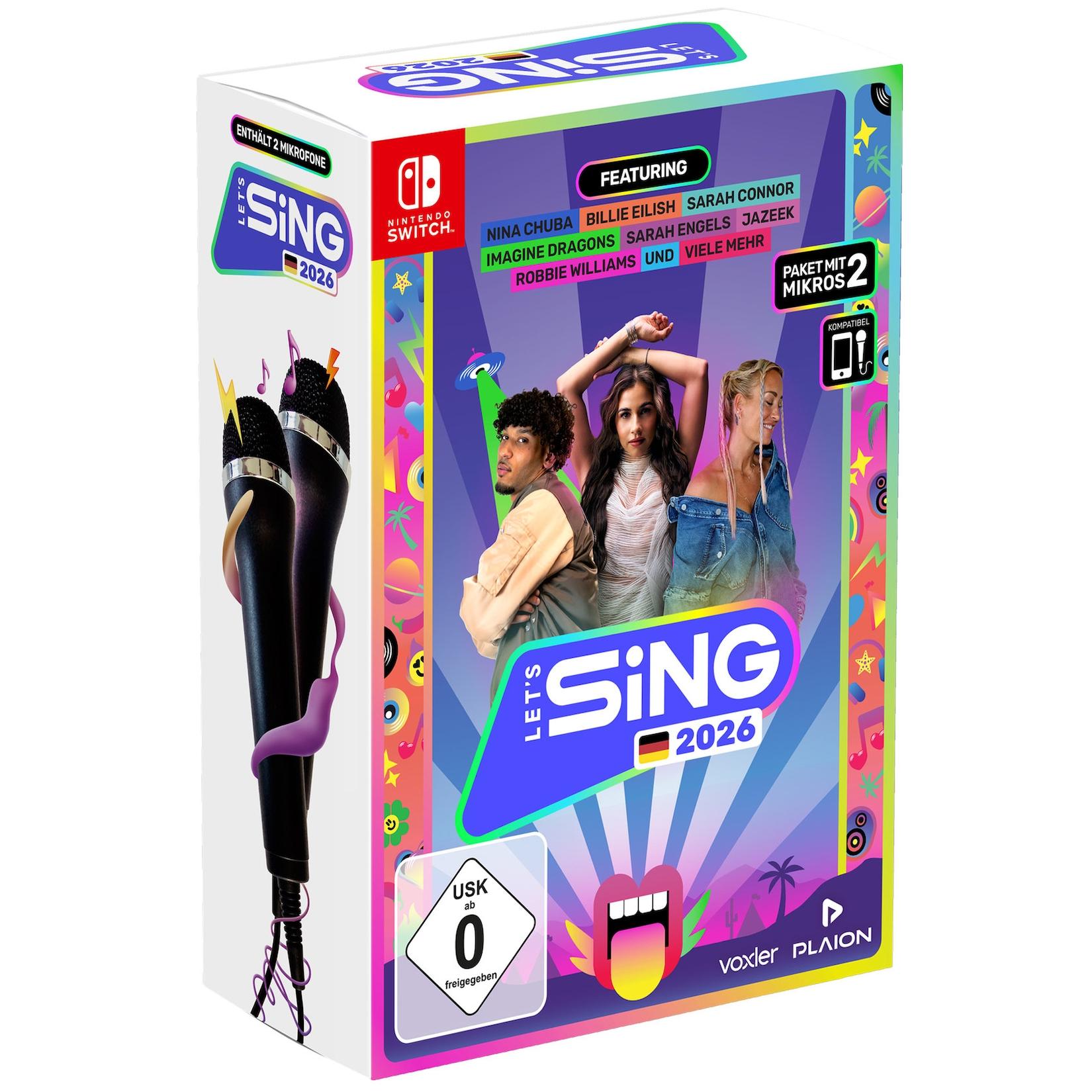 Let's Sing 2026 + 2 Mikrofone
