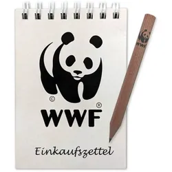 WWF - Schreibblock & Bleistift