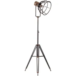 Brilliant, Stehlampe, Reece Standleuchte dreibeinig schwarz stahl (E27)