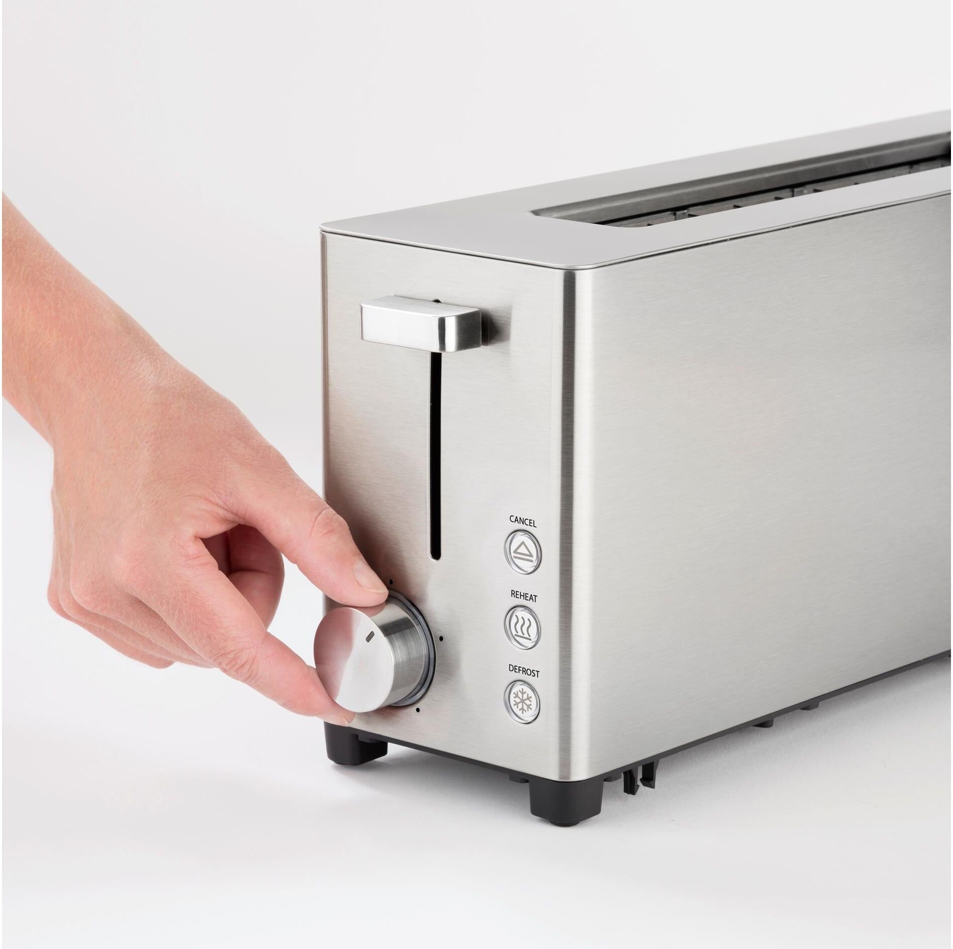 CASO Toaster "Classico T2", silber (silberfarben), B:40cm H:18,5cm T:11,5cm, Toaster, Toaster silberfarben Einheitsgröße
