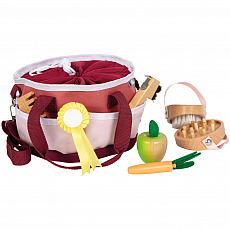 small foot Pferdepflegeset mit Tasche - rot 302739