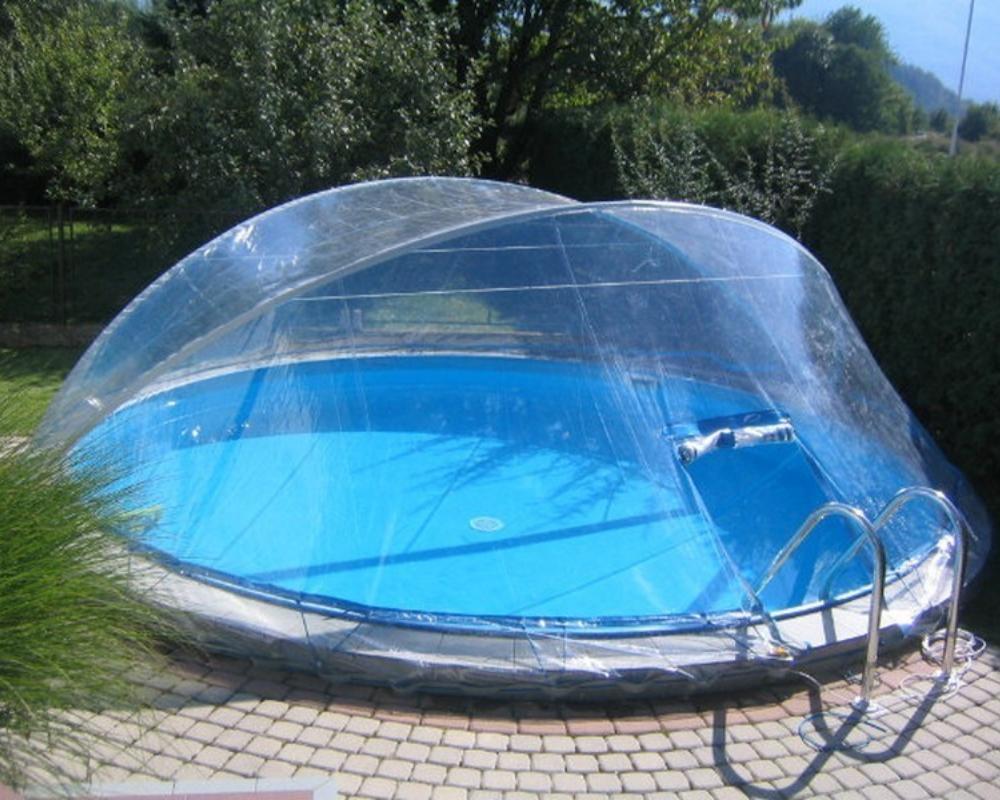Cabrio Dome Überdachung für Stahlmantel Ovalbecken