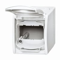 Gehäuse Aufputz für Kommunikations-Steckverbinder 1758 WN-54 weiß (matt), Retail