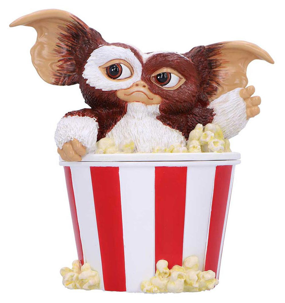 Nemesis Now Gremlins Gizmo figuur in popcornbeker, verzamelobject, 14,4 cm