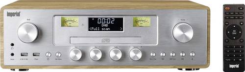 Imperial DABMAN 280CD Tischradio DAB+, UKW DAB+, CD, Bluetooth, USB Silber