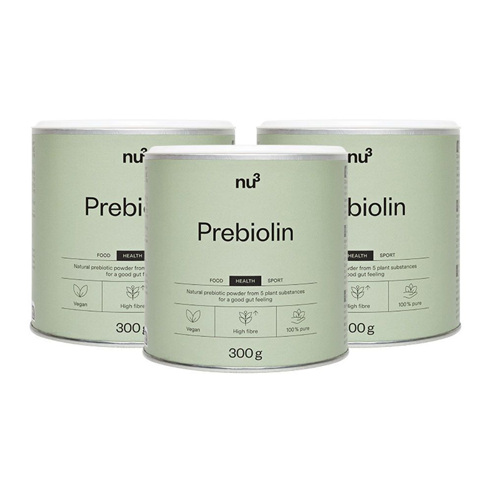 nu3 Premium Prebiolin 3er-Set 3x300 g Pulver