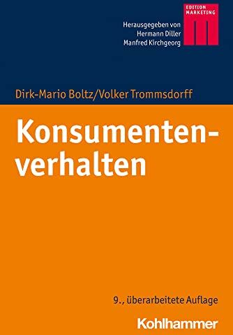 Dirk-Mario Boltz - Konsumentenverhalten (Kohlhammer Edition Marketing) - Preis vom 30.09.2026 22:30:23 h