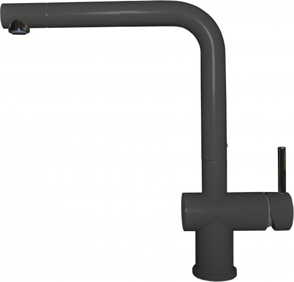 elleci Mgkstr40 Rubinetto Cucina Miscelatore Lavello Monocomando In Granitek Colore Nero - Mgkstr40 Stream