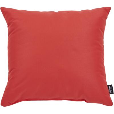 Dekokissen DONE. "Outside", rot, B:45cm H:10cm L:45cm, Obermaterial: 100% Polypropylen, Dekokissen_Sitzkissen_Kissenhüllen, Wetterfestes, einfarbiges Outside Kissen inklusive Füllung