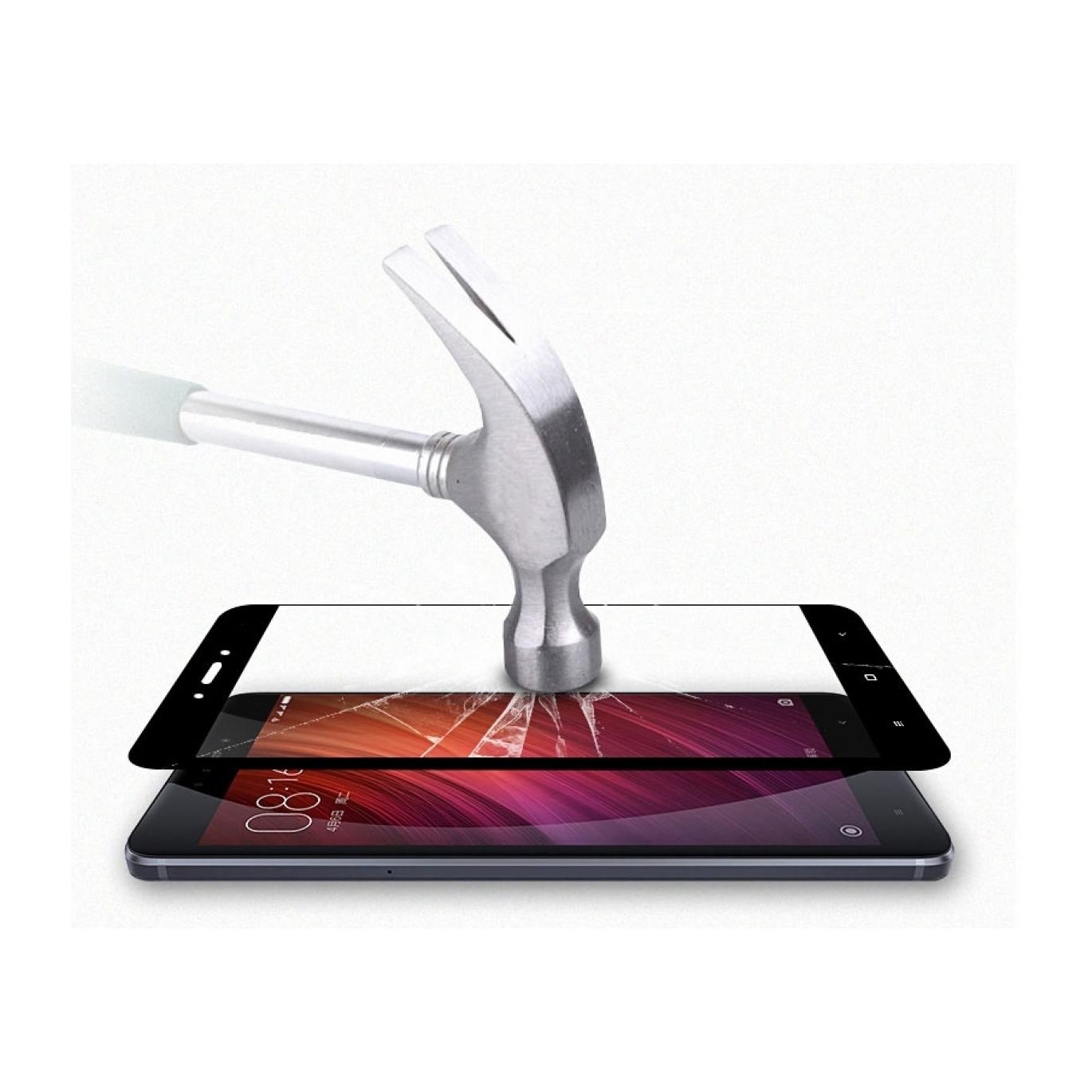 Screenguard Xiaomi Redmi 4X Full Screen Panzerglas Schutzfolie 2.5D 9H (Xiaomi Redmi 4X) (00023540)