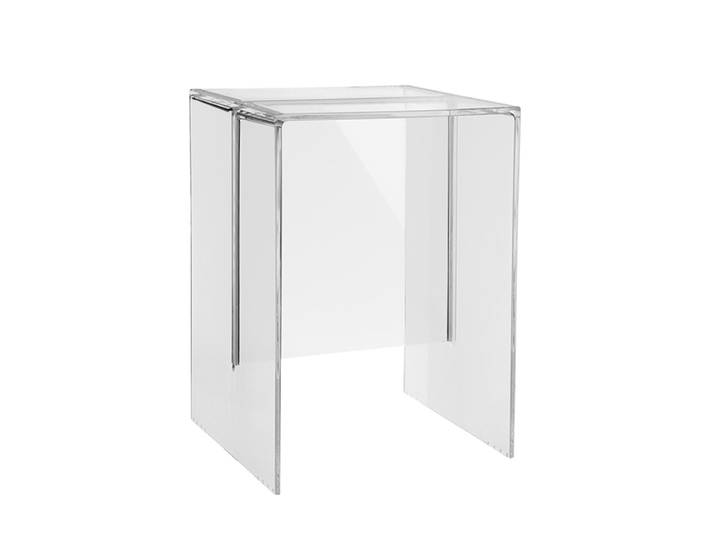 KARTELL by Laufen table tabouret MAX-BEAM (Cristal - PMMA transparent)