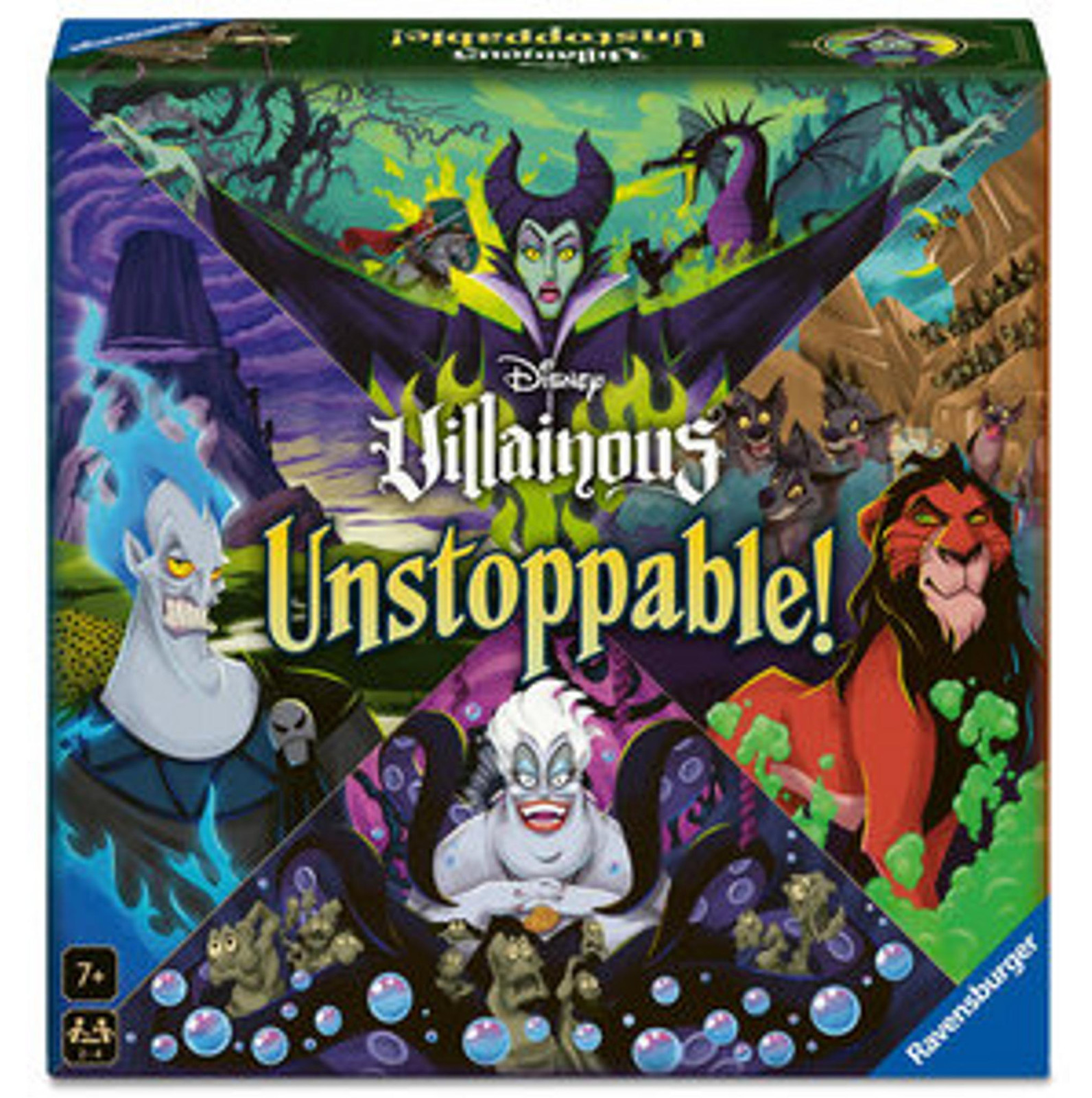 Disney Villainous Unstoppable Strategisch Bordspel voor 2 tot 4 spelers vanaf 7 jaar