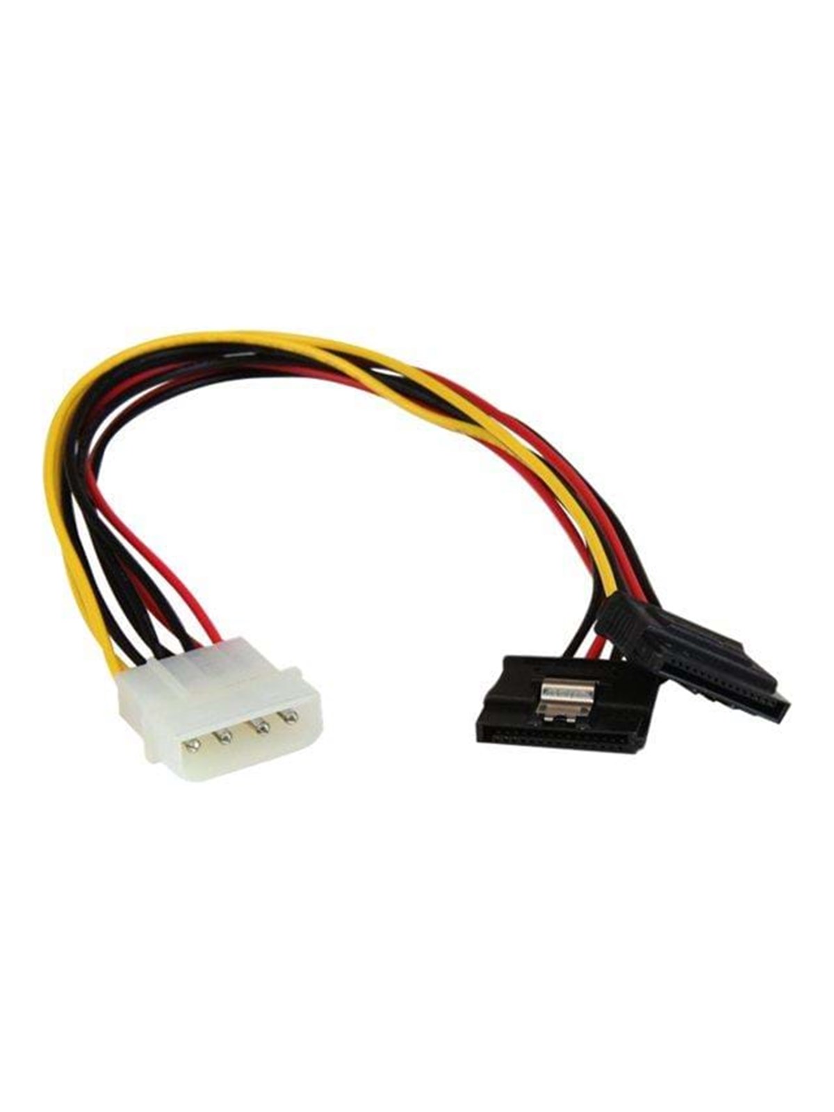 StarTech.com LP4 zu 2x Latching SATA Strom Y Kabel Splitter Adapter
