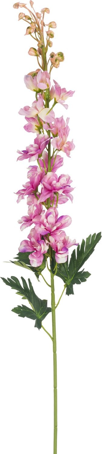 Easyplants Kunstbloem Delphinium 79 cm - Roze - Zijde