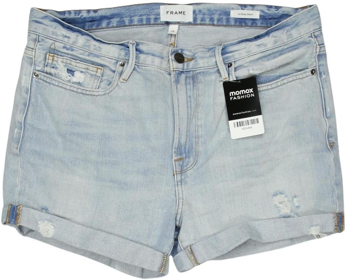 Frame Denim Damen Shorts, Hellblau, Gr. W28, Baumwolle - Second Hand