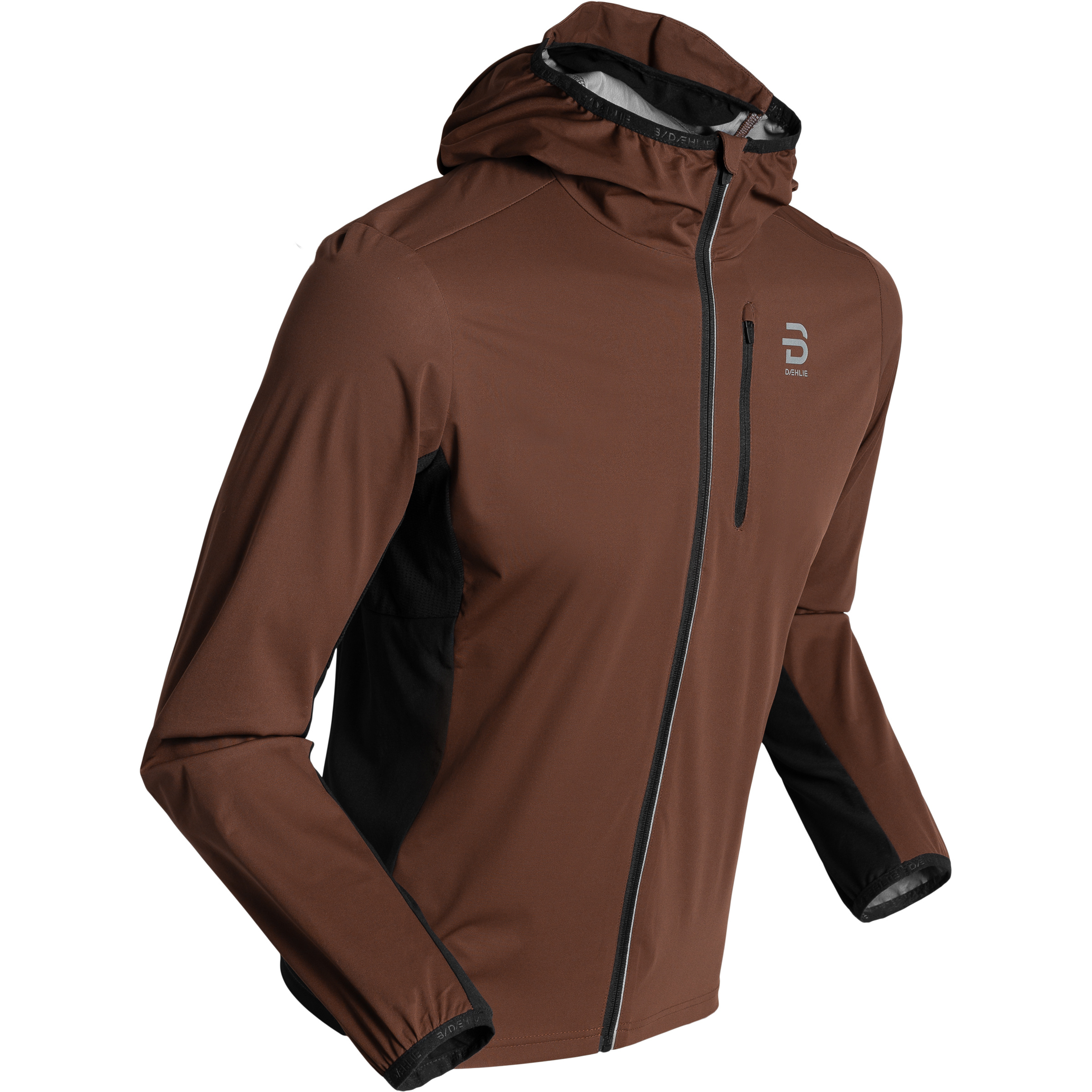 Daehlie Winter Run Protect Herren Softshelljacke braun Größe L Laufen Wasserdicht Wasserabweisend