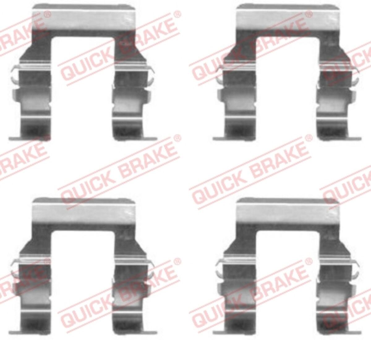 Zubehörsatz, Scheibenbremsbelag QUICK BRAKE 109-1279