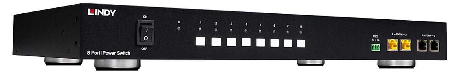 Lindy 32623, Messgerät, Geändert, 1U, Metall, Schwarz, 8 AC-Ausgänge, C13-Koppler