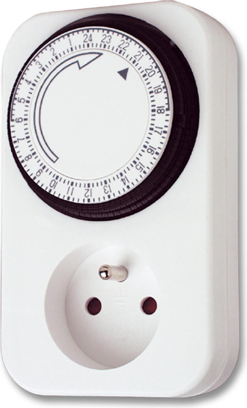 ECOLITE Mechanische tijdschakelaar type P20, 24 uur/15 minuten