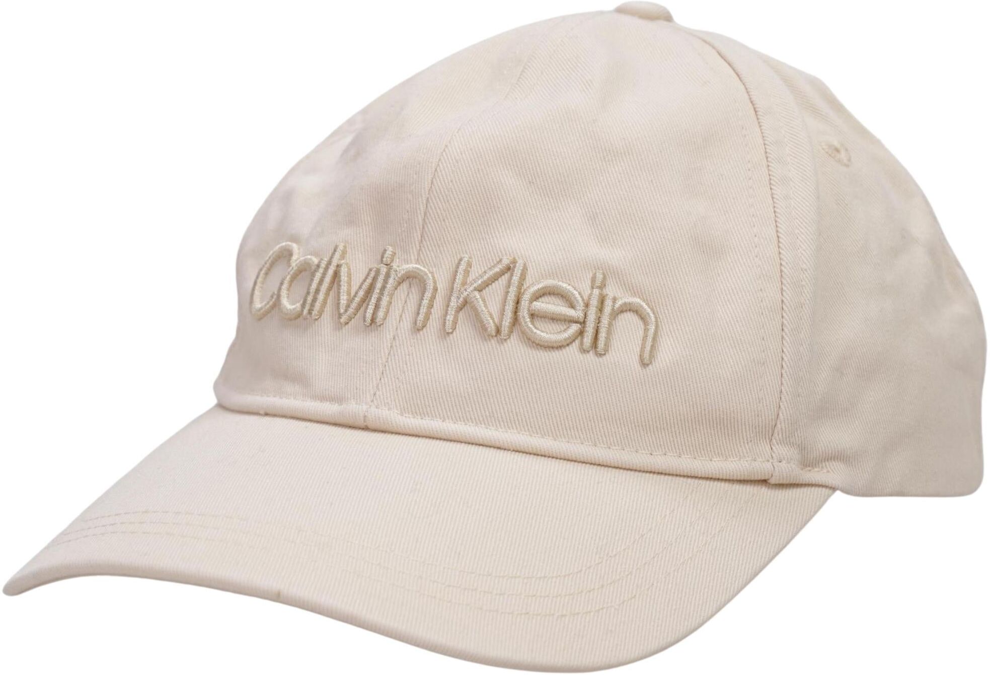Calvin Klein Damen Hut oder Mütze, Beige, Gr. Onesize, Baumwolle - Second Hand