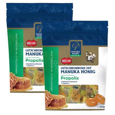 Manuka Health MGO 400+ Lutschbonb.Propolis x2 2x250 g Bonbons