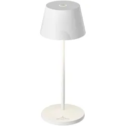 Villeroy & Boch Akku-Tischleuchte Seoul Micro RC Alu, Eisen, Stahl Metall Weiß keramik