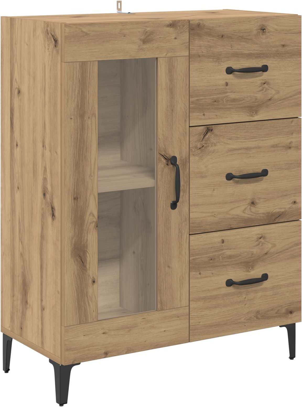 vidaXL Buffet Chêne artisanal 69,5 x 34 x 90 cm