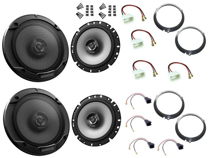 DSX Kenwood Lautsprecher für Ford Edge Bj 2015-2021 Tür vorne hinten 600 W Auto-Lautsprecher (60 W)
