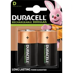 DURA NIMH D2 - NiMH Akku, D (Mono), 3000 mAh, 2er-Pack