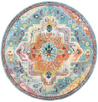 SAFAVIEH Crystal Floretta Vintage Boho Medallion Rug